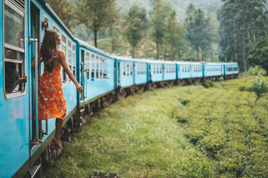 train panoramique au Sri Lanka