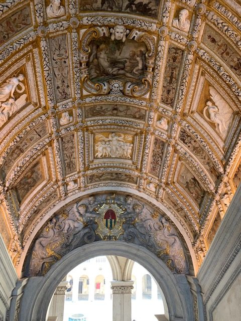 Un des plafonds du Palais des Dodges à Venise