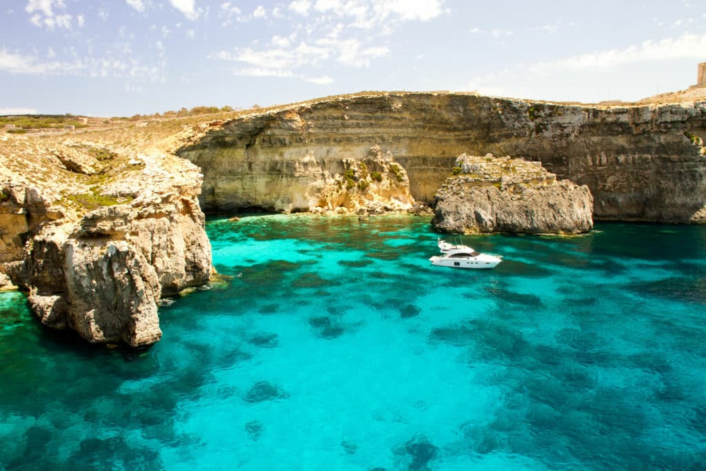 L’île de Comino à Malte