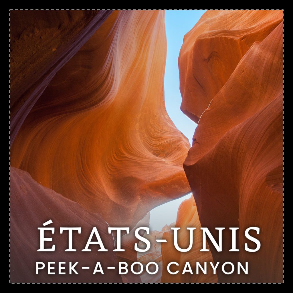 Peek a boo Canyon aux états-unis avec Calliope travel